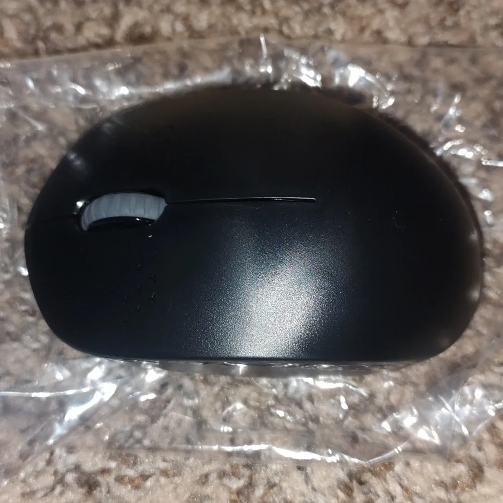 Seenda Wireless Mouse, 2.4 GHz Mouse with USB Receiver - Black Color